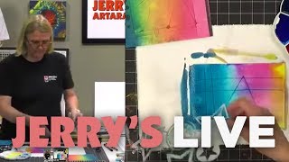 Jerry’s LIVE Episode #74: Marabu Aqua Inks & More with Celia Buchanan, Gayle Mahoney & Amanda Ivey