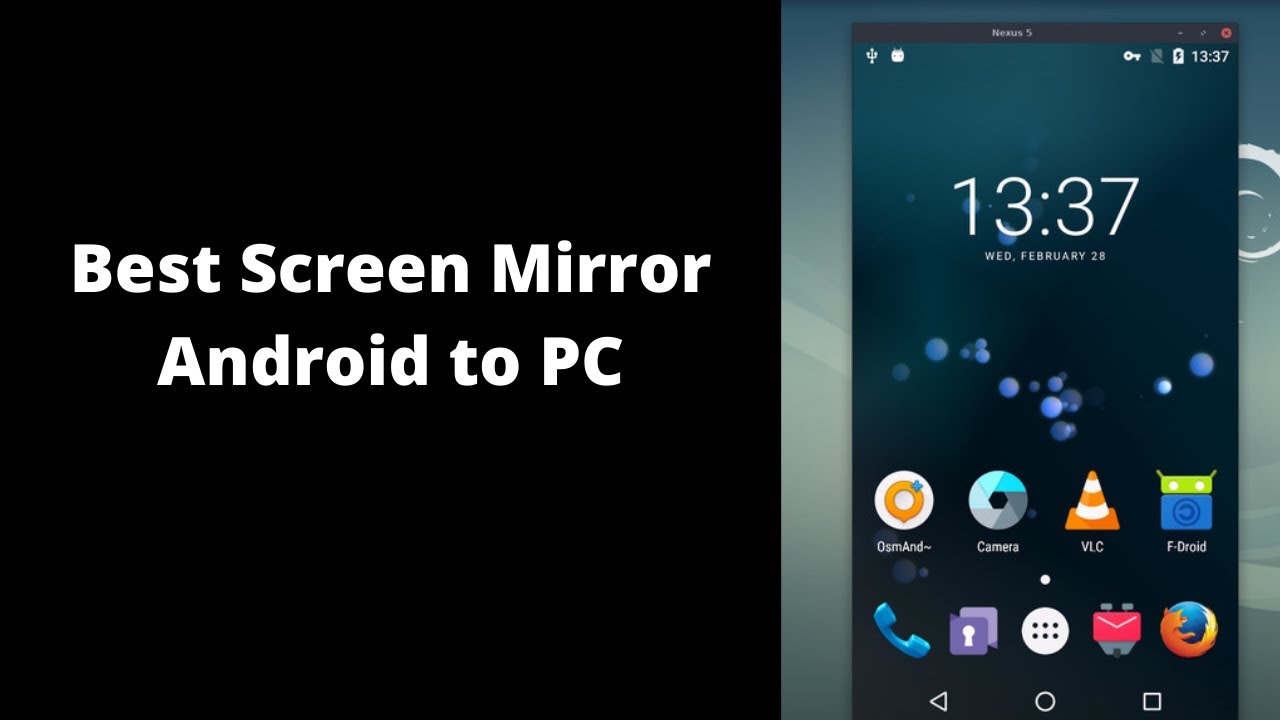 Best Screen Mirror Android To PC #scrcpy #android #windows10 - YouTube