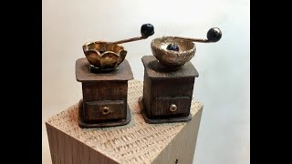 1/12th scale Dollhouse Miniature Coffee Grinder DIY-Tutorial