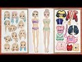 Dressing sticker for doll Jill with 50 samples - Sticker book TOP MODEL (Chim Xinh channel)