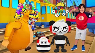 Tag with Ryan vs Subway Surfers World Tour Oxford UPDATE - Combo Panda All Characters All Costumes