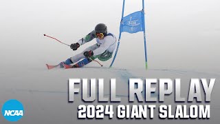 2024 NCAA skiing championship: Giant Slalom full replay