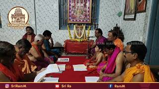 Sri Ram Mandir on event of Lakshaya Deeposava Parayan by Sri Ram Raksha paryan team