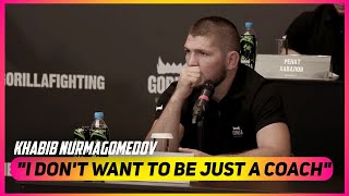 (english subtitles) khabib dosen't want to just a coach he more more..... find out what?