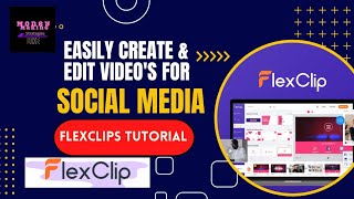 Easily create and edit videos for social media - Flexclip Tutorial #flexclip #affiliatemarketing