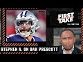 Stephen A. feels Dak Prescott faces more pressure than Lamar Jackson | First Take