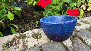 Turning A Galaxy Bowl | No Chuck Woodturning