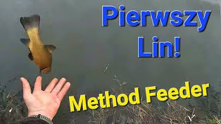 Pierwszy lin! Karpie, karasie na Method Feeder i Klasyk, Wędkarstwo w lutym!