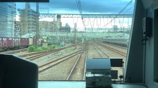 東海道線 VS 横須賀線（VS 東海道貨物）　併走バトル　川崎-横浜間