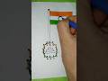 india flag drawing | Independence day drawing | #shortvideo #trending #trending