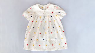 Complete process of making children's dresses