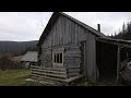 abandoned log cabin, no one has lived here for a long time, exploring abandoned place