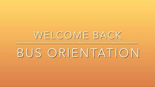 Head Start Bus Orientation