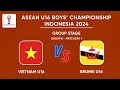 Vietnam vs Brunei Aff u16 2024