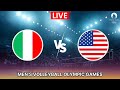 LIVE🔴:  ITALY vs USA  |  Volleyball  |  BRONZE MEDAL  |  Olympic Games Paris 2024