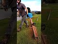 ripping hardwood yacht mast with 25cc chinese chainsaw part1