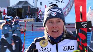 Ski alpin / Tessa Worley : "Je suis contente quand même de mes deux jours à Courchevel"