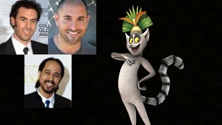 Animated Voice Comparison- King Julien (Madagascar)