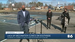 City leaders push for COVID vaccine access in South Richmond