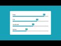 Animate Skills Bar  UI Design in HTML & CSS | Progress Bar in HTML & CSS