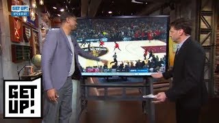 Jalen Rose and Mike Greenberg break down film of LeBron James' Game 3 buzzer-beater | Get Up! | ESPN