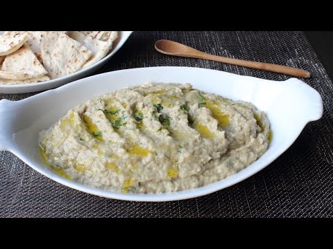 Baba Ghanoush - How to Make Roasted Eggplant Dip & Spread Baba Ghanoush - How to Make Roasted Eggplant Dip & Spread