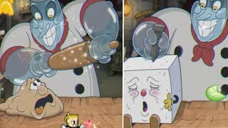 All Of Chef Saltbaker Crimes On Vegetables And Ingredients Cuphead DLC