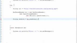 Java Tutorial - How To Get The Global and Local IP Addresses
