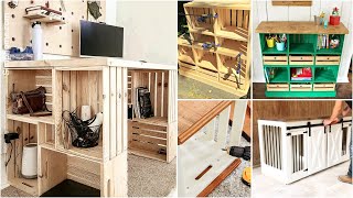 12 Wood Crate Project Ideas