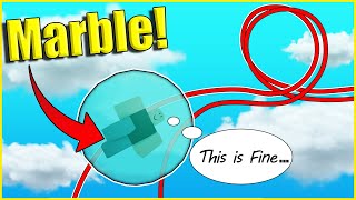 A Marble Run But... I AM The Marble. - Roblox Gameplay