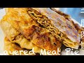 eng sub easy make crispy layered meat pie 简单易做香气四溢的千层肉饼