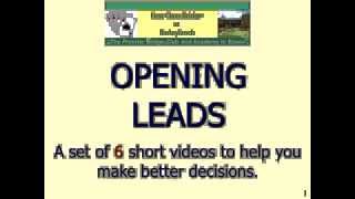 Opening Leads   introduction