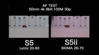 파나소닉 루믹스 S5 vs. S5ii (S5M2) AF TEST panasonic lumix S5ii