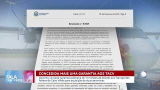 Governo garante 11 milhões de dólares para novas aeronaves da TACV | Fala Cabo Verde