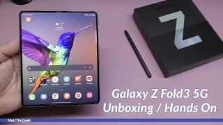 Galaxy Z Fold 3 5G Unboxing / Hands On