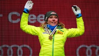 Mikaela Shiffrin • World Champs Vail Gold Medal Ceremony • 2015