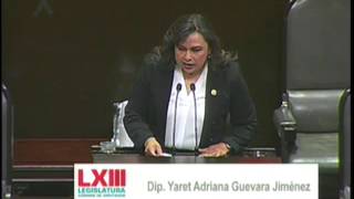 Dip. Yaret Guevara (PVEM) - Ley General de Acceso de las Mujeres a una Vida Libre de Violencia