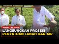 Jokowi Lakukan Prosesi Penyatuan Tanah dan Air di IKN Nusantara