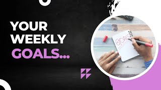 Your Weekly Goals..... Dreams||Motivation||Success #shorts #viral