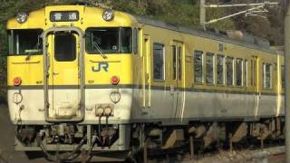 JR山陽本線で謎の回送列車?! 毎日往復している謎の気動車です 2011.1