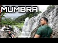 Hidden waterfall in Mumbra Trekking ￼only 10  #mumbra  #waterfall