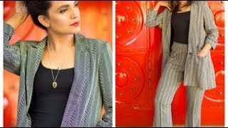 Aamina Sheikh wearing beautiful camo Jacket by Sublime by Sara