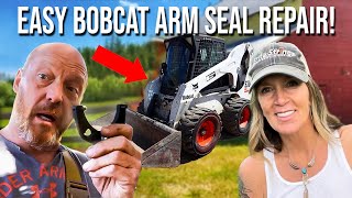 The EASIEST Bobcat Lift Arm SEAL REPAIR!