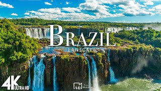 FLYING OVER BRAZIL (4K UHD) - Relaxing Music Along With Beautiful Nature Videos - 4K UHD TV