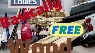 How to Score Almost FREE Wood at Lowe’s (Cull Package Guide)