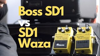 Boss SD 1 vs SD 1 Waza comparison || Is there a substantial difference?