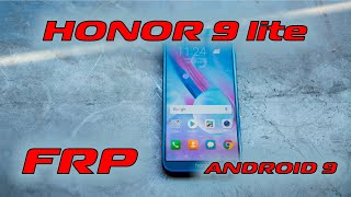Honor 9 lite EMUI 9.1.0 FRP LLD-L31 9 android Сброс гугл аккаунта