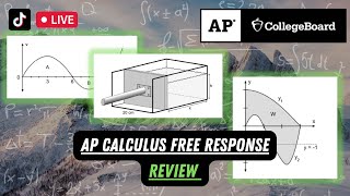AP Calculus AB Free Response REVIEW (Like on TikTok) #calculushelp #calculus #mathematics