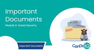 Important Documents Module 2: Social Security