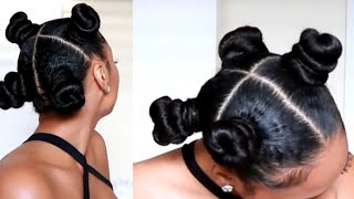 4 Jumbo bantu knots/buns